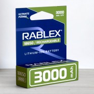 Акумулятор Rablex 18650 Li-ion. 3000mAh. 3,7V